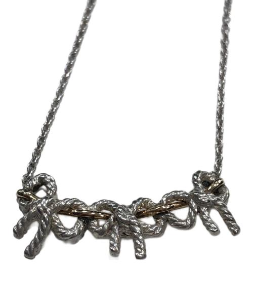 TIFFANY & Co.（ティファニー）Tiffany & Co. (ティファニー) トリプルリボンコンビネックレス シルバー×ゴールドの古着・服飾アイテム