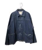 yokosakamotoヨウコサカモト）の古着「PLEATS JACKET/デニムジャケット」｜インディゴ