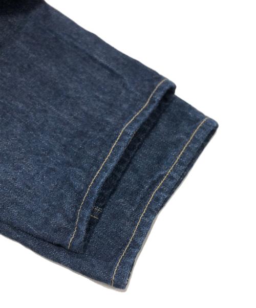 yokosakamoto（ヨウコサカモト）yokosakamoto (ヨウコサカモト) PLEATS JACKET/デニムジャケット インディゴ サイズ:Lの古着・服飾アイテム