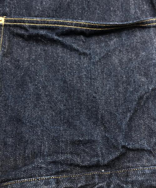 yokosakamoto（ヨウコサカモト）yokosakamoto (ヨウコサカモト) PLEATS JACKET/デニムジャケット インディゴ サイズ:Lの古着・服飾アイテム