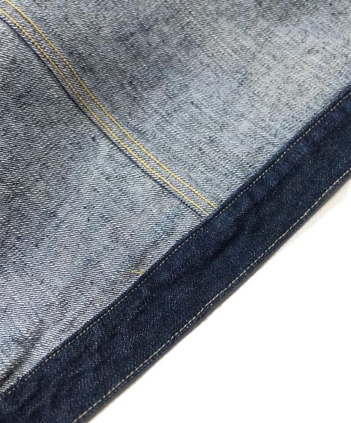 yokosakamoto（ヨウコサカモト）yokosakamoto (ヨウコサカモト) PLEATS JACKET/デニムジャケット インディゴ サイズ:Lの古着・服飾アイテム