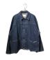 yokosakamoto（ヨウコサカモト）の古着「PLEATS JACKET/デニムジャケット」｜インディゴ