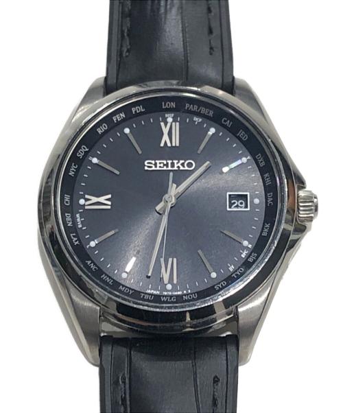 SEIKO（セイコー）SEIKO (セイコー) クォーツ/リストウォッチ ブラックの古着・服飾アイテム