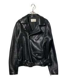 beautiful people（ビューティフルピープル）の古着「vintage leather THE /a riders jacket/レザージャケット」｜ブラック