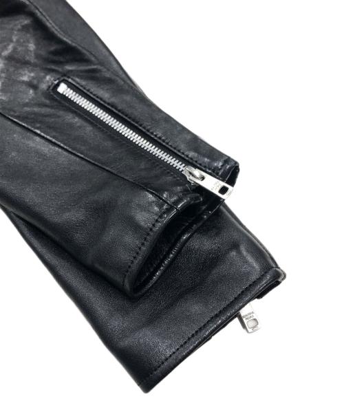 beautiful people（ビューティフルピープル）beautiful people (ビューティフルピープル) vintage leather THE /a riders jacket/レザージャケット ブラック サイズ:190の古着・服飾アイテム