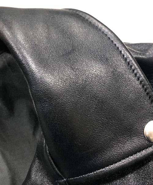 beautiful people（ビューティフルピープル）beautiful people (ビューティフルピープル) vintage leather THE /a riders jacket/レザージャケット ブラック サイズ:190の古着・服飾アイテム