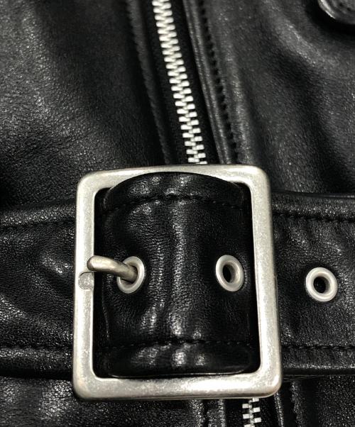 beautiful people（ビューティフルピープル）beautiful people (ビューティフルピープル) vintage leather THE /a riders jacket/レザージャケット ブラック サイズ:190の古着・服飾アイテム
