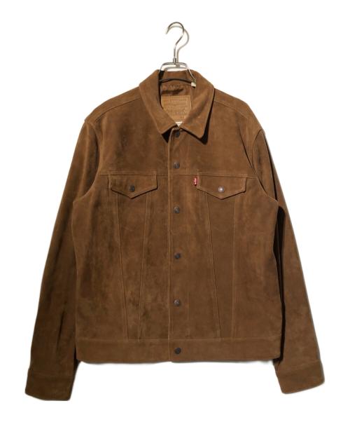 LEVI'S（リーバイス）LEVI'S (リーバイス) 別注 TYPEⅢスウェードトラッカージャケット ブラウン サイズ:Mの古着・服飾アイテム