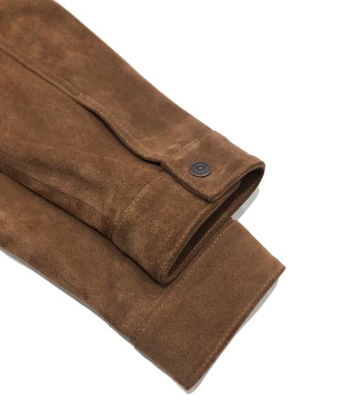 LEVI'S（リーバイス）LEVI'S (リーバイス) 別注 TYPEⅢスウェードトラッカージャケット ブラウン サイズ:Mの古着・服飾アイテム