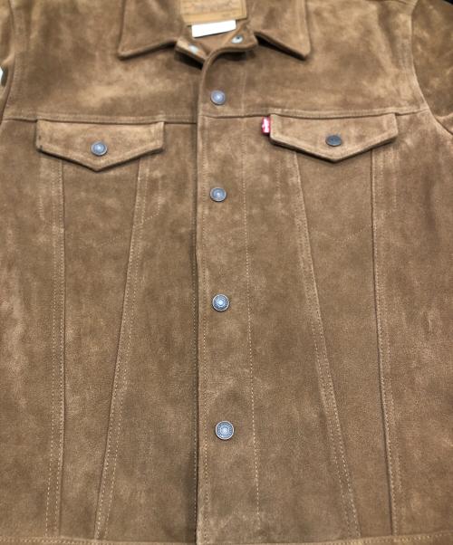 LEVI'S（リーバイス）LEVI'S (リーバイス) 別注 TYPEⅢスウェードトラッカージャケット ブラウン サイズ:Mの古着・服飾アイテム