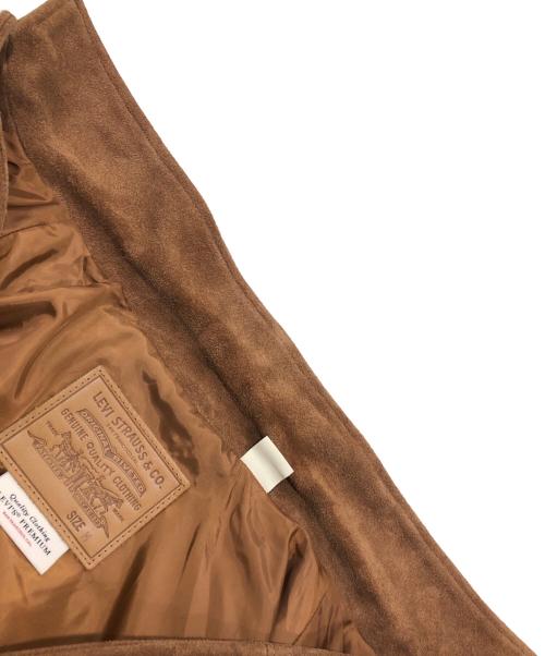 LEVI'S（リーバイス）LEVI'S (リーバイス) 別注 TYPEⅢスウェードトラッカージャケット ブラウン サイズ:Mの古着・服飾アイテム
