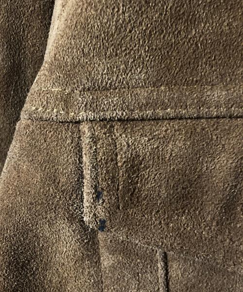 LEVI'S（リーバイス）LEVI'S (リーバイス) 別注 TYPEⅢスウェードトラッカージャケット ブラウン サイズ:Mの古着・服飾アイテム