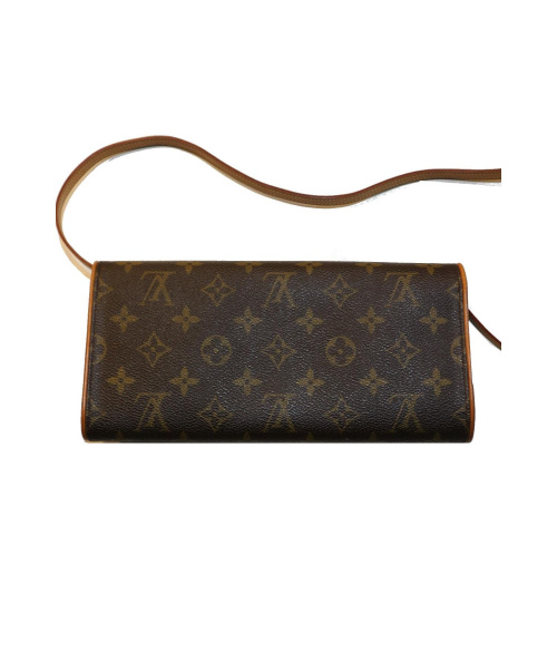 LOUIS VUITTON（ルイ ヴィトン）LOUIS VUITTON (ルイヴィトン) ポシェット・ツインGM ブラウン サイズ:GM モノグラム M51852 SD0041の古着・服飾アイテム