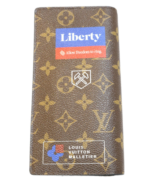 LOUIS VUITTON（ルイ ヴィトン）LOUIS VUITTON (ルイヴィトン) ポルトフォイユ・ブラザ マロン ブラウン サイズ:- モノグラム M67823 MB0179の古着・服飾アイテム