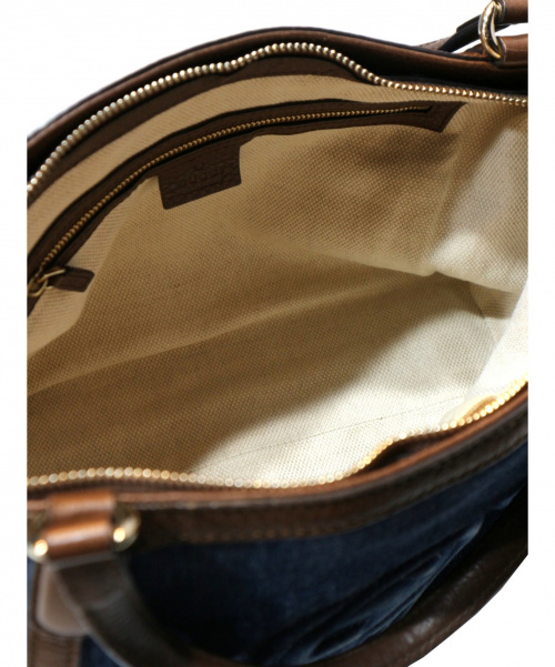 GUCCI（グッチ）GUCCI (グッチ) 2WAYショルダーバッグ インディゴ ソーホー 369176 493075 程度B 角スレ有の古着・服飾アイテム