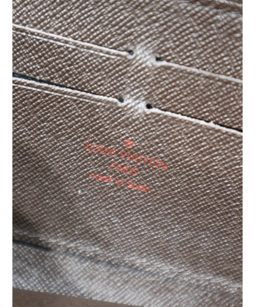 LOUIS VUITTON（ルイ ヴィトン）LOUIS VUITTON (ルイヴィトン) ジッピーウォレット ブラウン サイズ:- ダミエ N60046  CA1132の古着・服飾アイテム