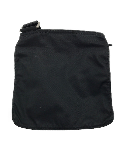 PRADA（プラダ）PRADA (プラダ) ナイロンショルダーミニバッグ ブラックの古着・服飾アイテム