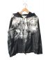 VALENTINO（ヴァレンティノ）の古着「GALAXENCTRIC ロゴプリント パーカー」｜ブラック