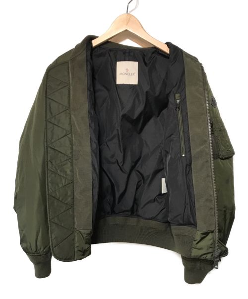 MONCLER（モンクレール）MONCLER (モンクレール) allix MA-1 グリーンの古着・服飾アイテム