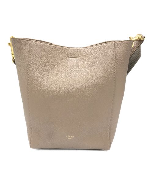 CELINE（セリーヌ）CELINE (セリーヌ) SANGLE BUCKET トープの古着・服飾アイテム