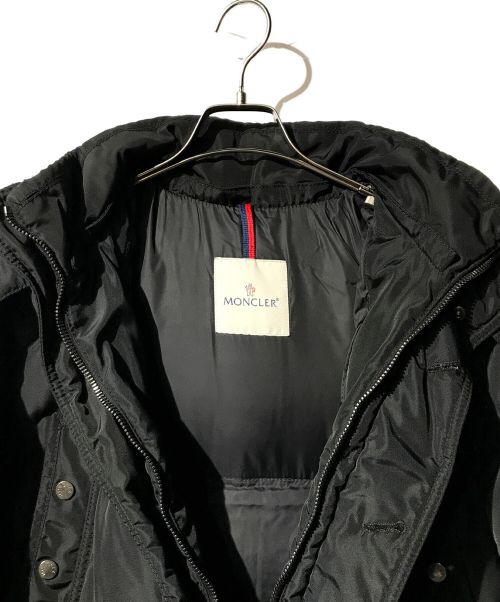 MONCLER（モンクレール）MONCLER (モンクレール) ダウンコート ブラック サイズ:1の古着・服飾アイテム