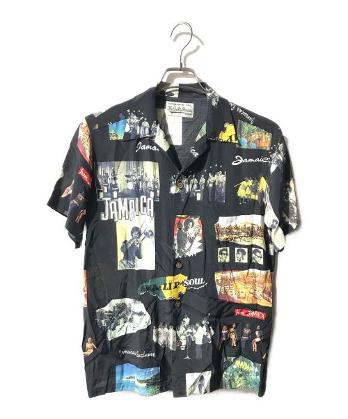 WACKO MARIA（ワコマリア）WACKO MARIA (ワコマリア) KINGSTON JAMAICA SS HAWAIIAN SHIRTS/アロハシャツ ブラック サイズ:Mの古着・服飾アイテム