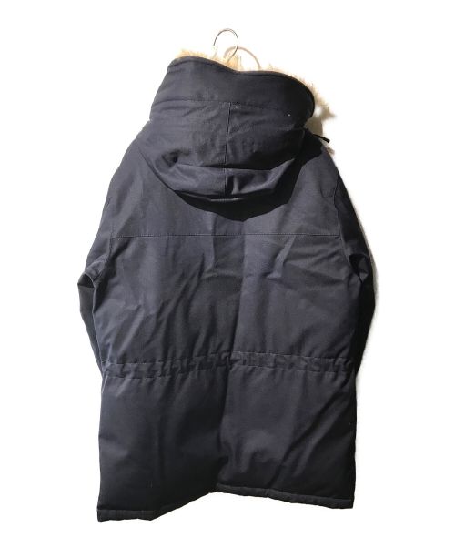 SOPHNET.（ソフネット）SOPHNET. (ソフネット) 2 LAYER WOOL FUR DOWN JACKET ネイビー サイズ:Lの古着・服飾アイテム