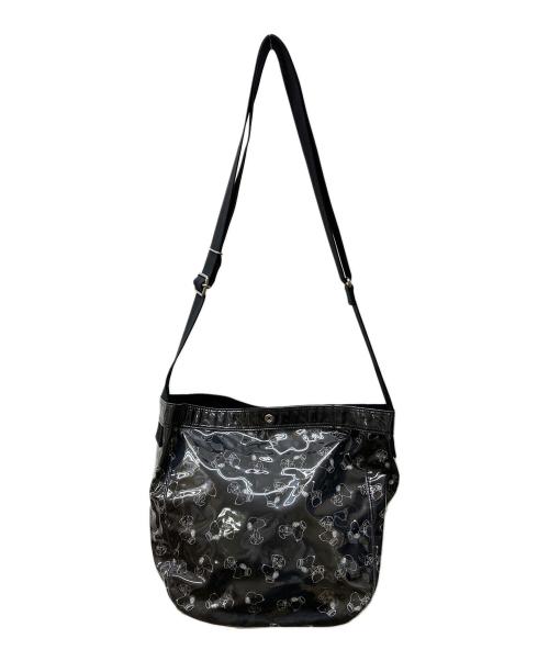 PORTER（ポーター）PORTER (ポーター) PEANUTS (ピーナッツ) クリアショルダーバッグ ブラックの古着・服飾アイテム