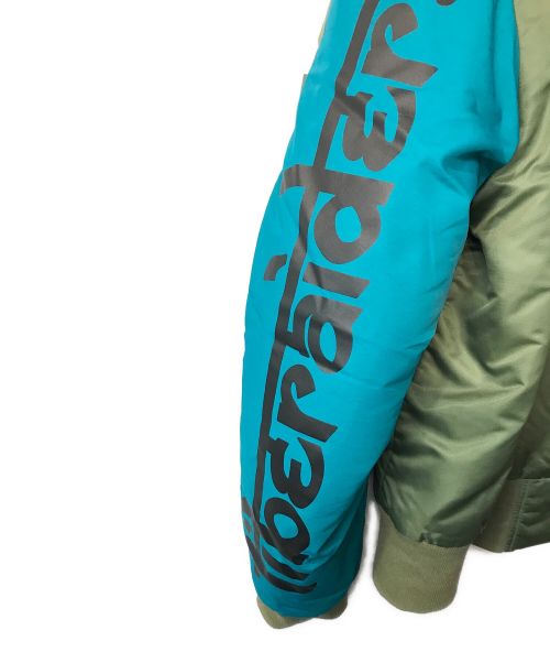 Liberaiders（リベレイダース）Liberaiders (リベレイダース) WISDOM EYES BOMBER JACKET グリーン サイズ:Ｍの古着・服飾アイテム