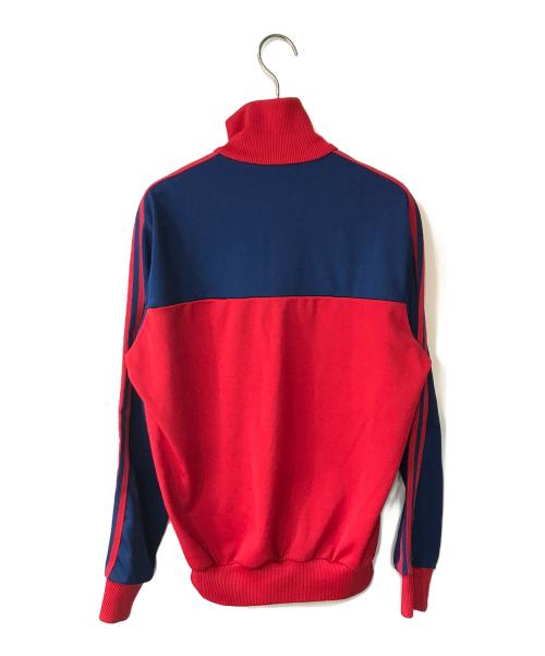 adidas（アディダス）adidas (アディダス) トラックジャケット レッド×ネイビー サイズ:サイズ表記読み取り不可の古着・服飾アイテム