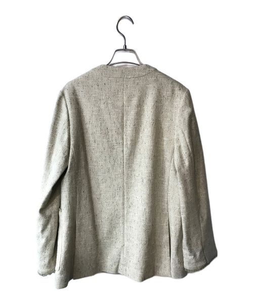 SLOBE IENA（スローブ イエナ）SLOBE IENA (スローブ イエナ) ループツイード Vネックジャケット ベージュ サイズ:38の古着・服飾アイテム