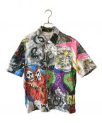 OUR LEGACYアワーレガシー）の古着「BOX SHIRT SHORTSLEEVE SKELETORN PRINT」｜マルチカラー