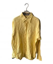 BURBERRY（バーバリー）の古着「リネンシャツ」｜イエロー