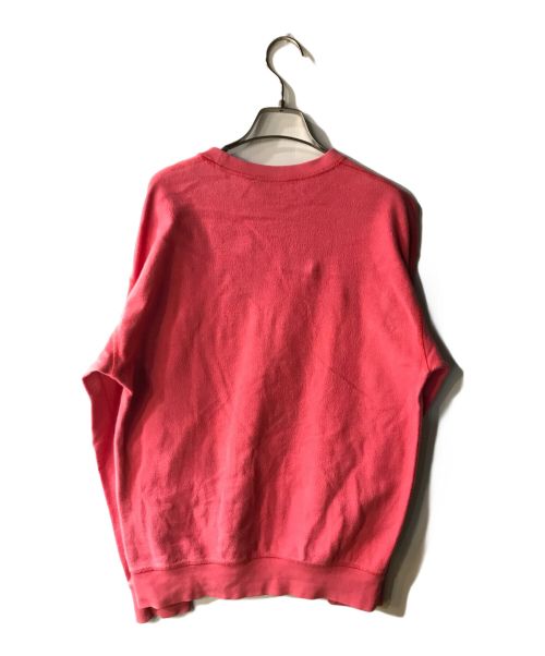 J.W.ANDERSON（ジェイダブリューアンダーソン）J.W.ANDERSON (ジェイダブリューアンダーソン) インサイドアウトロゴ刺繍スウェット ピンク サイズ:Mの古着・服飾アイテム