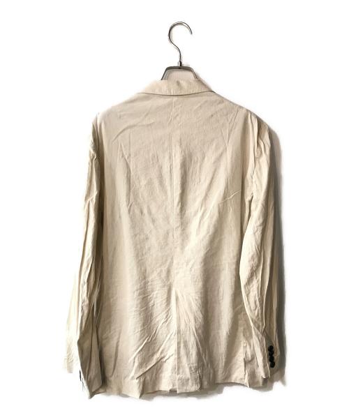 Adam et Rope（アダム エ ロペ）Adam et Rope (アダムエロペ) ストレッチリネンオーバーシャツジャケット アイボリー サイズ:Ｍの古着・服飾アイテム