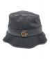 GUCCI (グッチ) GGキャンバス フェドラハット ブラック：19000円