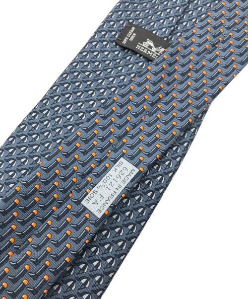 HERMES（エルメス）HERMES (エルメス) CRAVATE TWILL TIE ブルー サイズ:FREEの古着・服飾アイテム