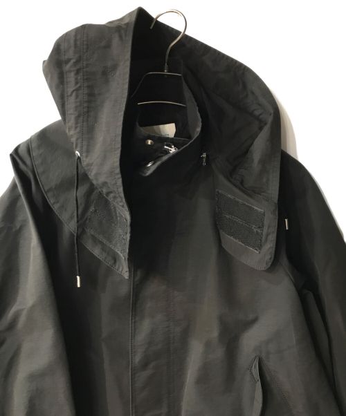 BEAUTY&YOUTH（ビューティーアンドユース）BEAUTY&YOUTH (ビューティーアンドユース) グログランライナーフードパーカー/マウンテンパーカー ブラック サイズ:Sの古着・服飾アイテム