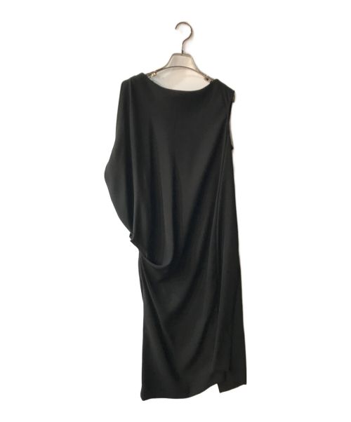 ENFOLD（エンフォルド）ENFOLD (エンフォルド) ノースリーブワンピース ブラック サイズ:Ｓの古着・服飾アイテム