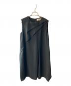 ENFOLDエンフォルド）の古着「ノースリーブワンピース」｜ブラック