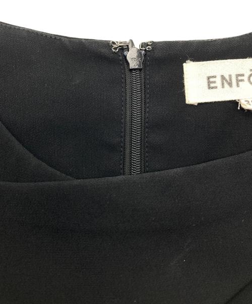 ENFOLD（エンフォルド）ENFOLD (エンフォルド) ノースリーブワンピース ブラック サイズ:Mの古着・服飾アイテム