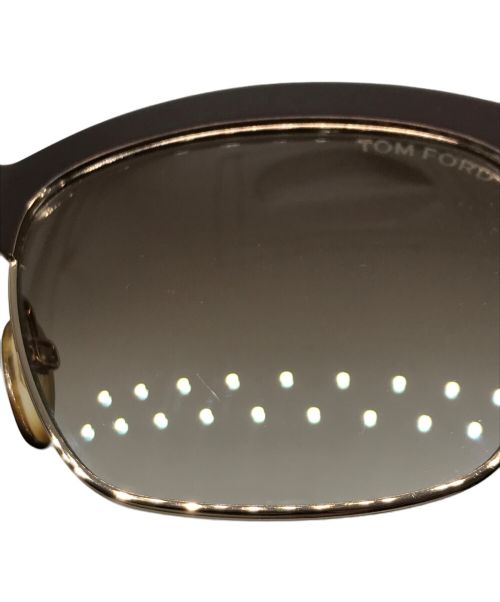 TOM FORD（トムフォード）TOM FORD (トムフォード) ELENA / サングラス ブラウン サイズ:54▢17 135の古着・服飾アイテム