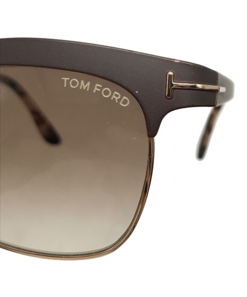 TOM FORD（トムフォード）TOM FORD (トムフォード) ELENA / サングラス ブラウン サイズ:54▢17 135の古着・服飾アイテム