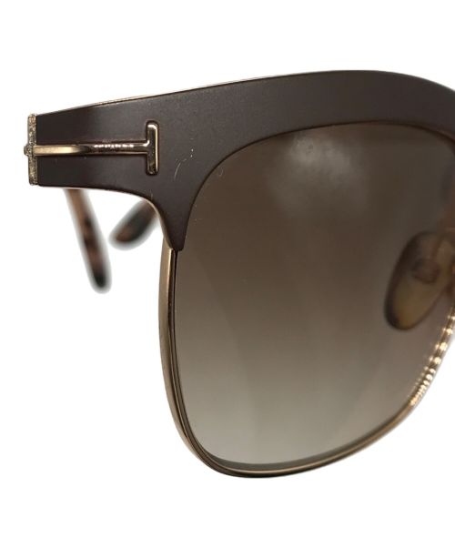 TOM FORD（トムフォード）TOM FORD (トムフォード) ELENA / サングラス ブラウン サイズ:54▢17 135の古着・服飾アイテム