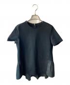 23区ニジュウサンク）の古着「コンパクトポンチぺプラムカットソー」｜ブラック