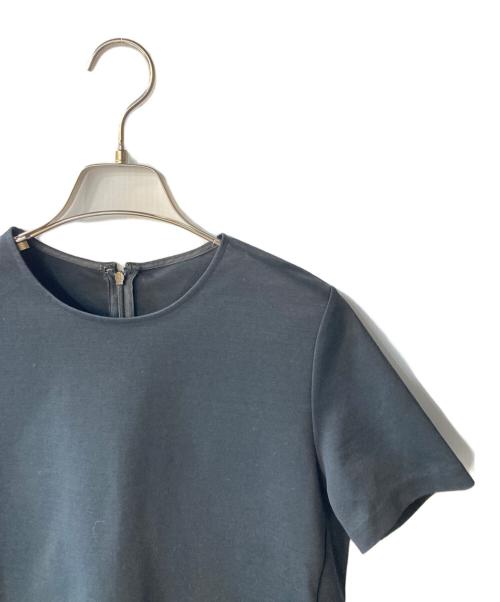 23区（ニジュウサンク）23区 (ニジュウサンク) コンパクトポンチぺプラムカットソー ブラック サイズ:Mの古着・服飾アイテム