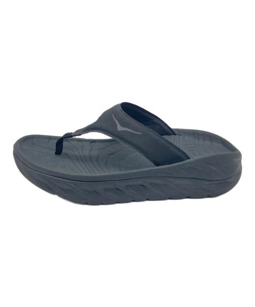 HOKAONEONE（ホカオネオネ）HOKAONEONE (ホカオネオネ) ORA RECOVERY FLIP ブラック サイズ:サイズ表記無の古着・服飾アイテム