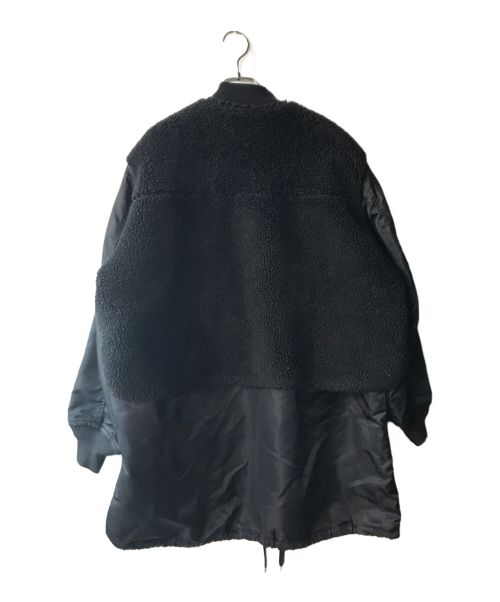 Adam et Rope（アダム エ ロペ）Adam et Rope (アダムエロペ) MA-1ボアリバーシブルコート ブラック サイズ:FREEの古着・服飾アイテム
