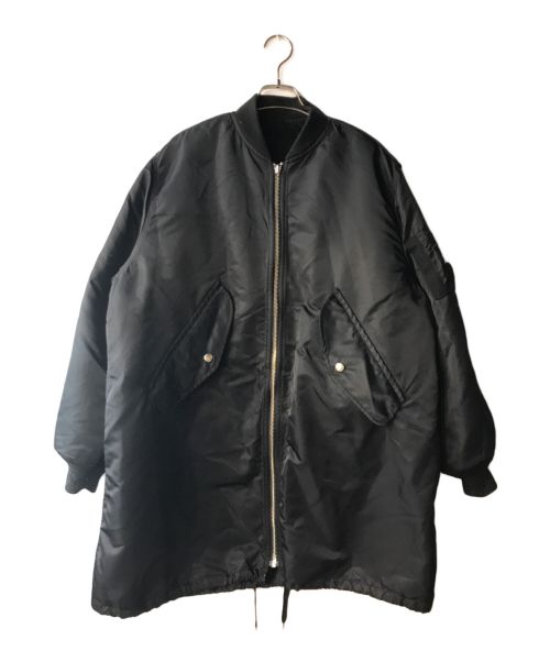 Adam et Rope（アダム エ ロペ）Adam et Rope (アダムエロペ) MA-1ボアリバーシブルコート ブラック サイズ:FREEの古着・服飾アイテム