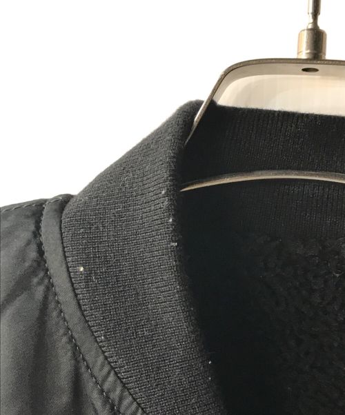 Adam et Rope（アダム エ ロペ）Adam et Rope (アダムエロペ) MA-1ボアリバーシブルコート ブラック サイズ:FREEの古着・服飾アイテム